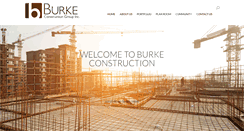 Desktop Screenshot of burkeconstructiongroup.com